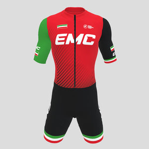 08183 /  X SKIN SUIT SHORT SLEEVE WITH POCKETS / EMC