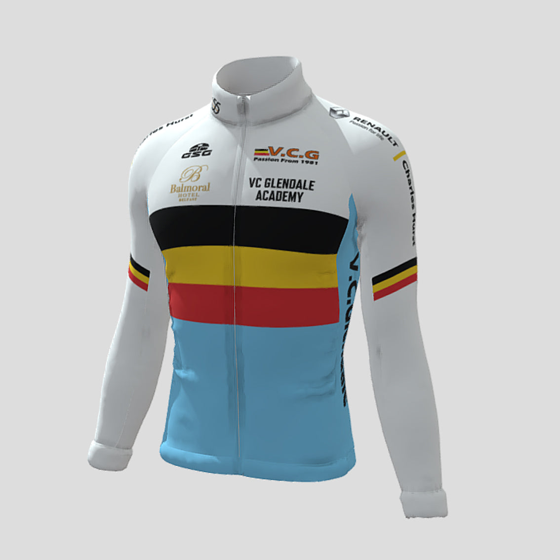04212 / KIDS LONG SLEEVE JERSEY (ROUBAIX) / VC GLENDALE ACADEMY